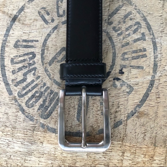 Prada Men’s Black Leather Belt NWOT - Picture 6 of 7